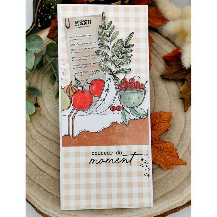 Tampon transparent Nature morte 6 pcs - Chou & Flowers - Rougier et Plé