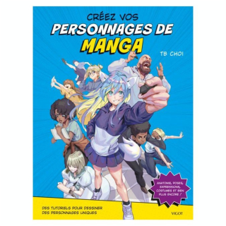 Livre Créez vos personnages de manga - Éditions Vigot - Rougier et Plé