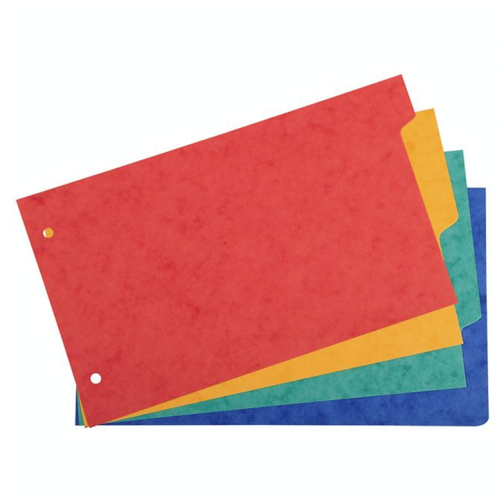 Intercalaires pour Fiches Bristol 12.5 x 20 cm 4 positions - Exacompta - Rougier et Plé