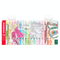 Surligneur swing cool Coffret Chevalet de 18 couleurs - STABILO - Rougier et Plé