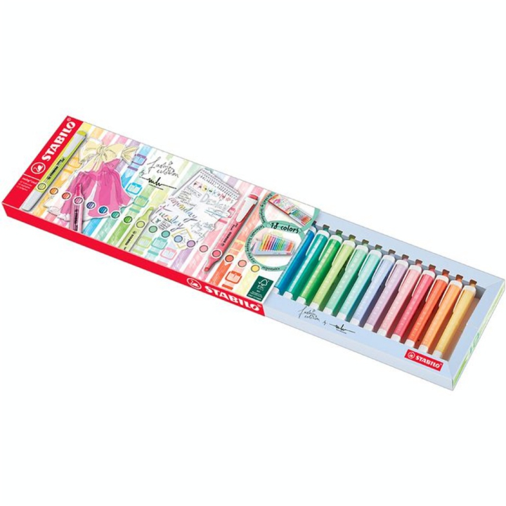 Surligneur swing cool Coffret Chevalet de 18 couleurs - STABILO - Rougier et Plé