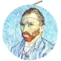 Mètre enrouleur Autoportrait de Van Gogh - Bohin - Rougier et Plé