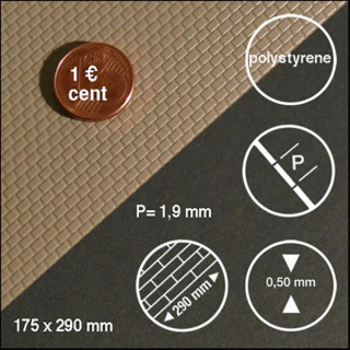 Ardoise motif 1,9 mm 1:50 - Schulcz - Rougier et Plé