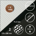 Plaque balle de golf motif 2 mm 2 pcs - Schulcz - Rougier et Plé