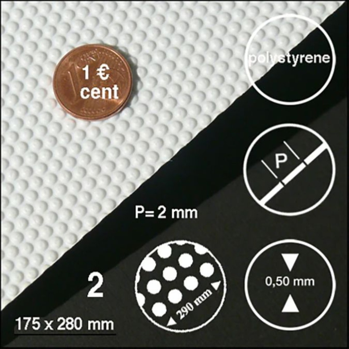 Plaque balle de golf motif 2 mm 2 pcs - Schulcz - Rougier et Plé