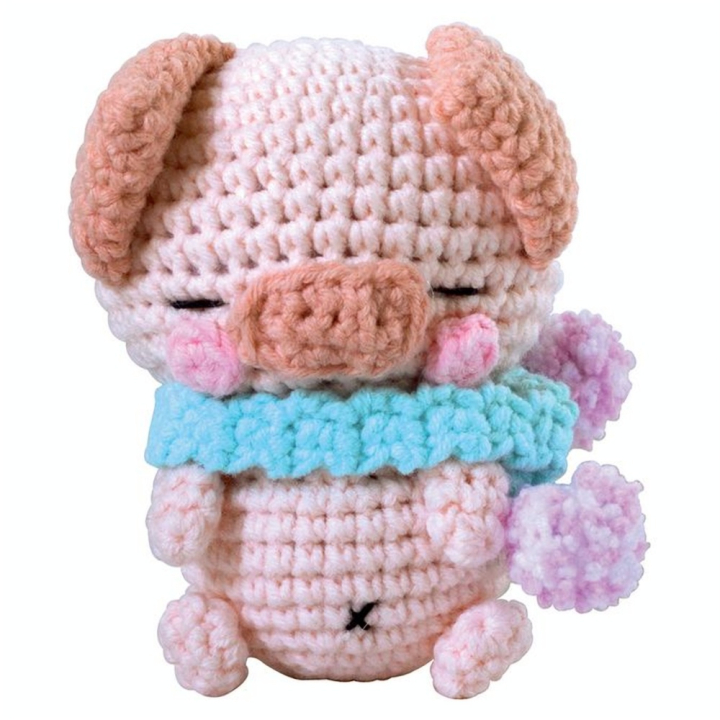 Mini Amigurumi Poco le Cochon 10 cm - Graine Créative - Rougier et Plé
