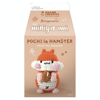 Mini Amigurumi Pochi le Hamster 10 cm - Graine Créative - Rougier et Plé