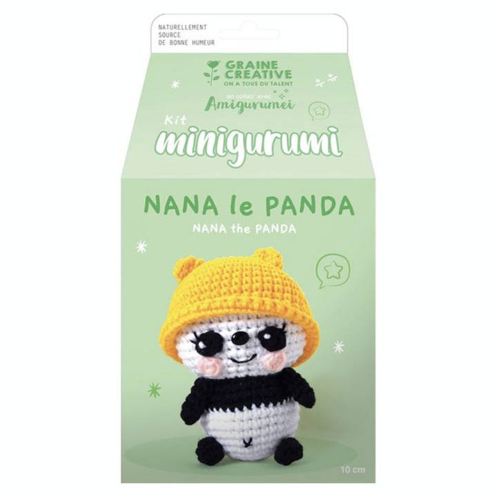 Mini Amigurumi Nana le Panda 10 cm - Graine Créative - Rougier et Plé