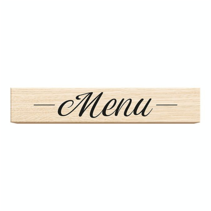 Tampon en bois Menu - Aladine - Rougier et Plé