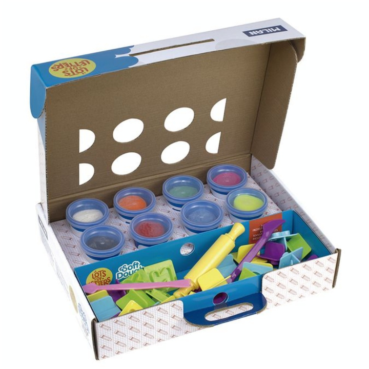 Pâte à modeler Soft Dough kit Beaucoup de lettres - MILAN - Rougier et Plé