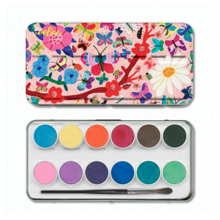 Pastilles d'Aquarelle Papillons Palette de 12 - Eeboo - Rougier et Plé