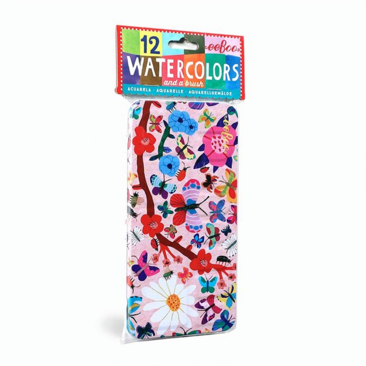 Pastilles d'Aquarelle Papillons Palette de 12 - Eeboo - Rougier et Plé