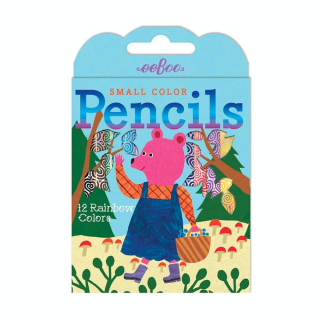 Mini Crayon de couleur 12 pcs - Eeboo - Rougier et Plé