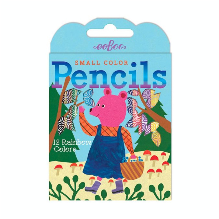 Mini Crayon de couleur 12 pcs - Eeboo - Rougier et Plé