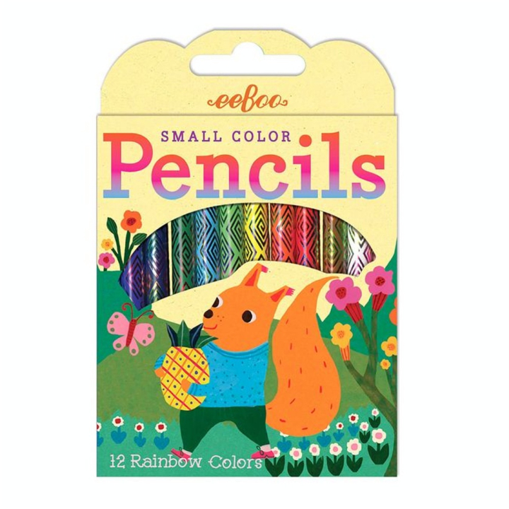 Mini Crayon de couleur 12 pcs - Eeboo - Rougier et Plé