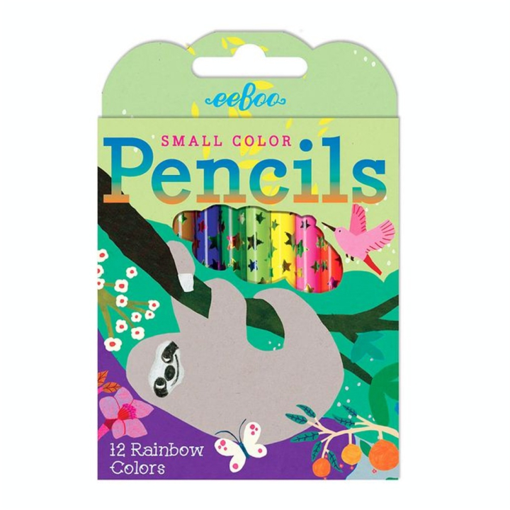 Mini Crayon de couleur 12 pcs - Eeboo - Rougier et Plé