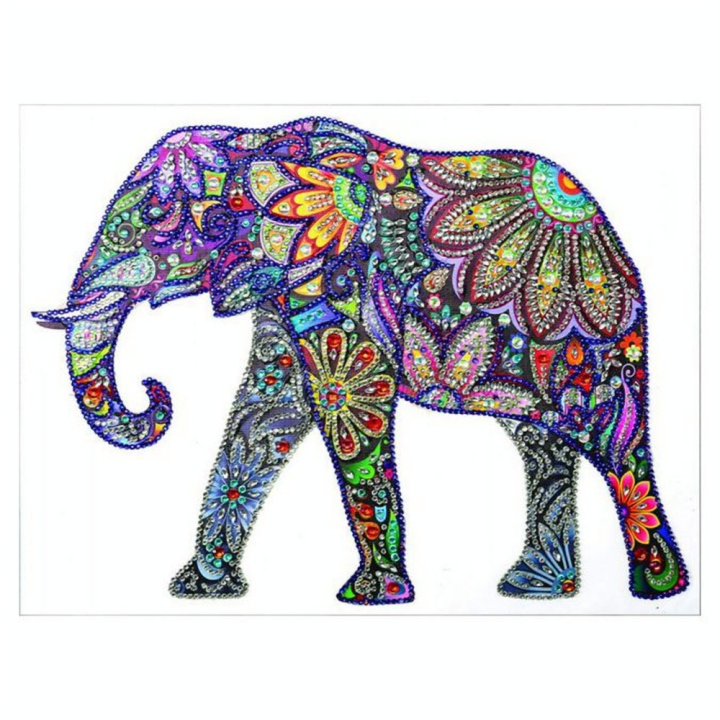 Diamond Painting Kit Eléphant 30 x 30 cm - Graine Créative - Rougier et Plé