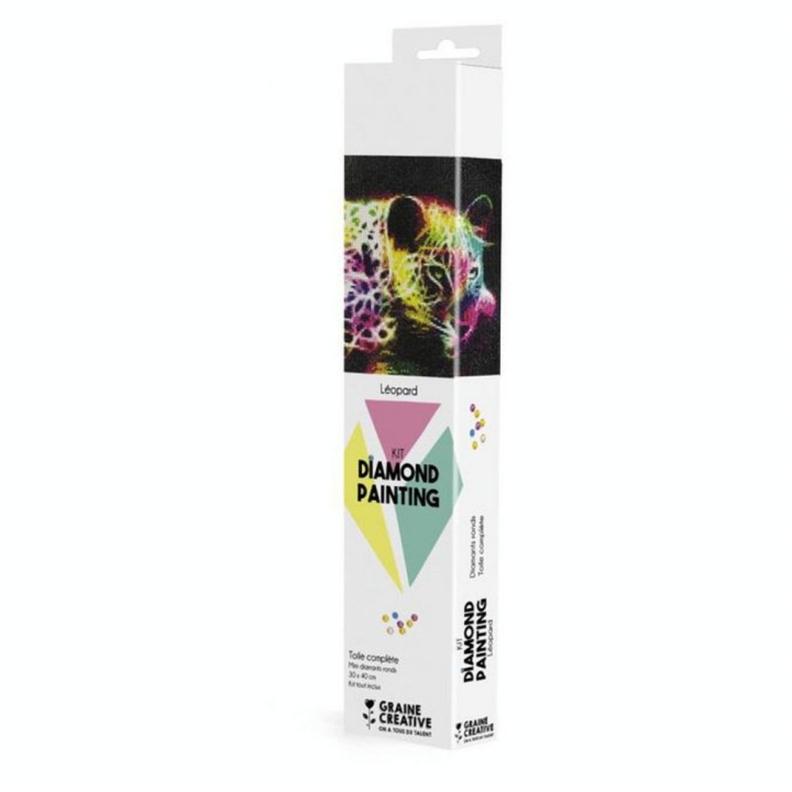 Diamond Painting Kit Léopard 30 x 40 cm - Graine Créative - Rougier et Plé