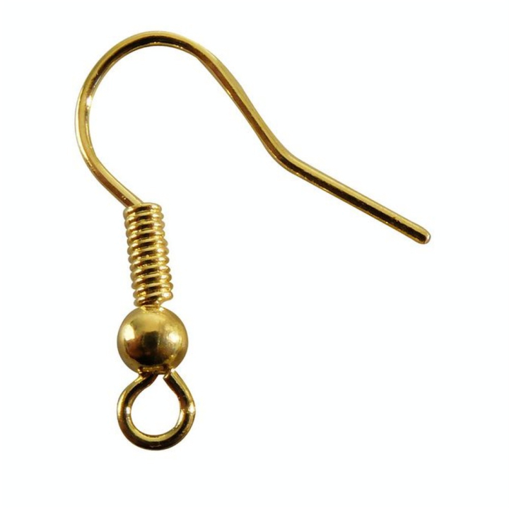Boucles d'oreille pendantes dorées à customiser 6 pcs - Graine Créative - Rougier et Plé