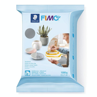 Pâte à modeler Basic 1kg Gris - Fimo Air - Rougier et Plé