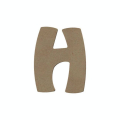 Lettre H en bois médium 8 cm - Aladine - Rougier et Plé