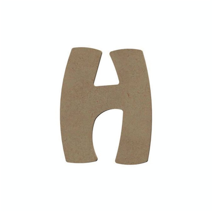 Lettre H en bois médium 8 cm - Aladine - Rougier et Plé