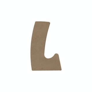 Lettre L en bois médium 8 cm - Aladine - Rougier et Plé