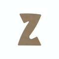 Lettre Z en bois médium 8 cm - Aladine - Rougier et Plé
