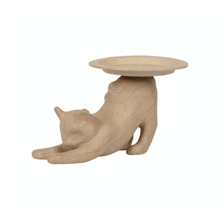 Plateau Chat 22 x 6,5 x 12 cm - Décopatch - Rougier et Plé