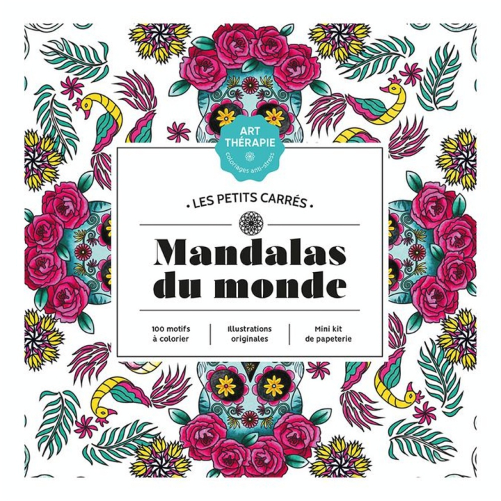 Les petits carrés d'Art-thérapie Mandalas du monde - Hachette - Rougier et Plé