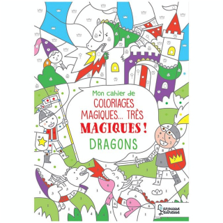 Mon cahier de coloriages très magiques Dragons - Hachette - Rougier et Plé