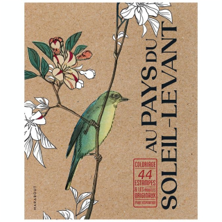 Au pays du soleil-levant - 44 estampes à colorier - Hachette - Rougier et Plé