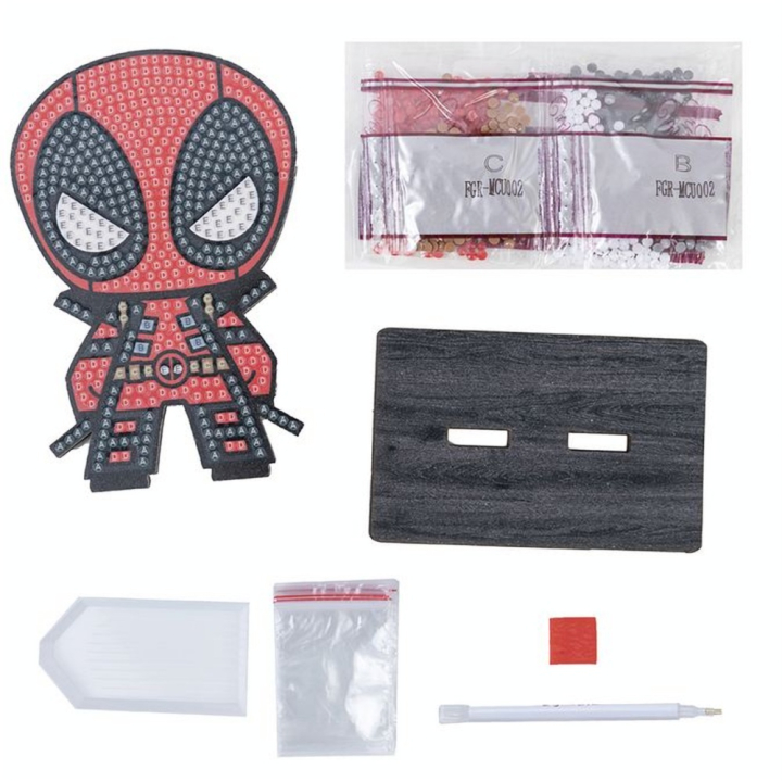 Broderie Diamant Figurine Deadpool - Crystal Art - Rougier et Plé