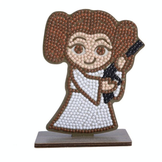 Broderie Diamant Figurine Leia - Crystal Art - Rougier et Plé