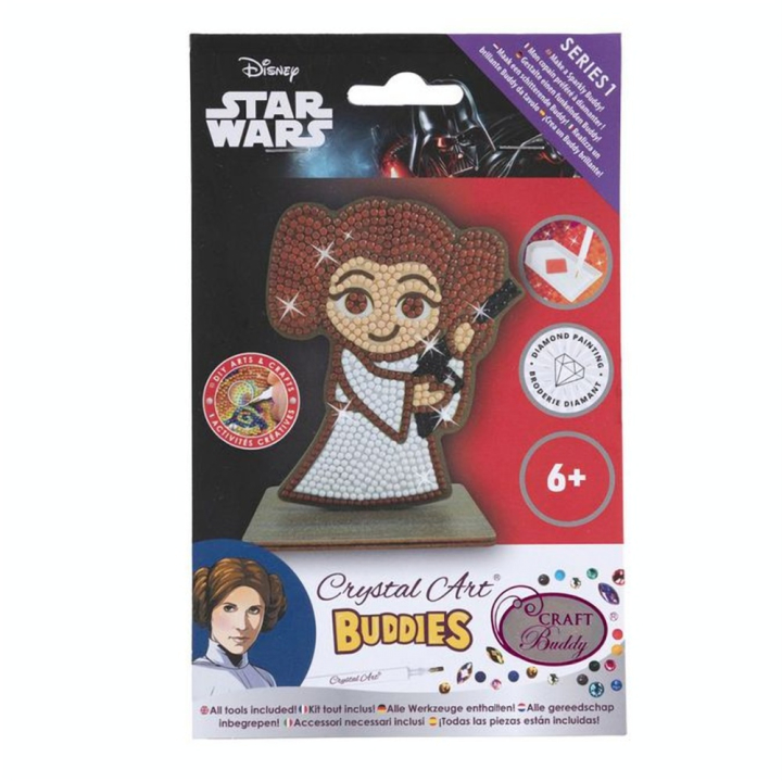 Broderie Diamant Figurine Leia - Crystal Art - Rougier et Plé