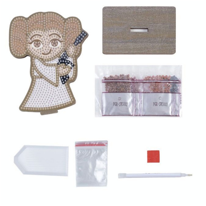 Broderie Diamant Figurine Leia - Crystal Art - Rougier et Plé