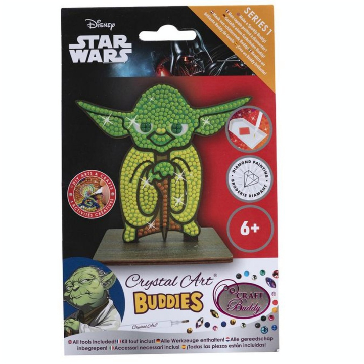 Broderie Diamant Figurine Yoda - Crystal Art - Rougier et Plé