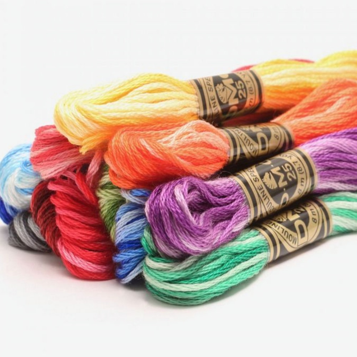 Échevettes Mouliné 117MC 12pcs - Ombrés - DMC - Rougier et Plé