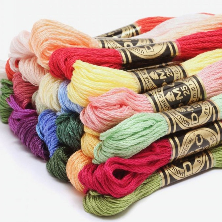 Échevettes Mouliné 117MC 24pcs - Floral - DMC - Rougier et Plé