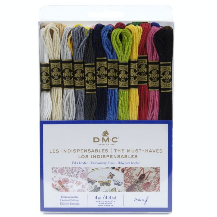 Échevettes Mouliné 117MC 24pcs - Les Indispensables - DMC - Rougier et Plé