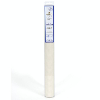 Toile Aïda à broder 5,5 pts/cm - 14 ct 38 x 46 cm Ecru - DMC - Rougier et Plé