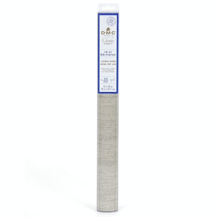 Toile Aïda de lin à broder - 5,5 pts/cm - 14ct 38 x 45.7 cm - DMC - Rougier et Plé