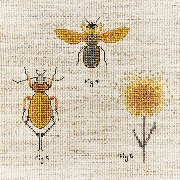 Toile Aïda de lin à broder - 5,5 pts/cm - 14ct 38 x 45.7 cm - DMC - Rougier et Plé
