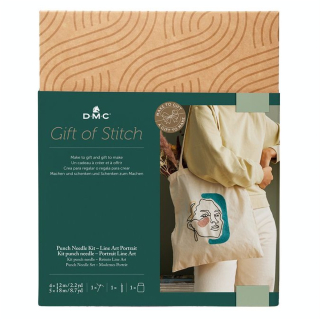 Kit punch needle Portrait Line Art Gift of Stitch - DMC - Rougier et Plé
