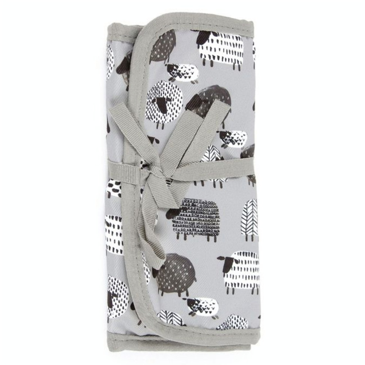 Étui en tissu avec 5 crochets - Mouton gris - DMC - Rougier et Plé