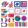 Découpes en papier Die Cut Colorblock - Artemio - Rougier et Plé