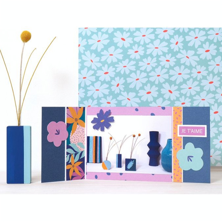 Découpes en papier Die Cut Colorblock - Artemio - Rougier et Plé