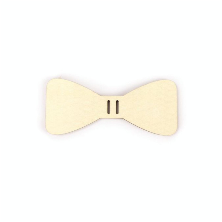 Nœud papillon en bois 12 x 5 cm - Graine Créative - Rougier et Plé