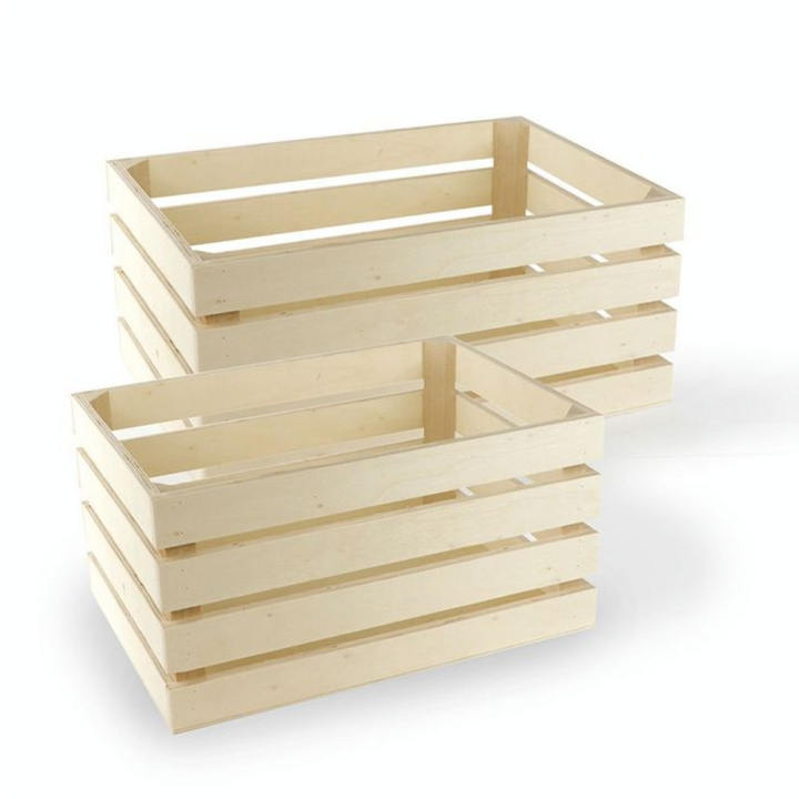 Cagettes en bois 2 pcs - Graine Créative - Rougier et Plé