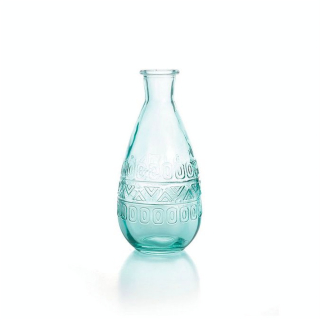 Vase en verre Berlin bleu - Graine Créative - Rougier et Plé